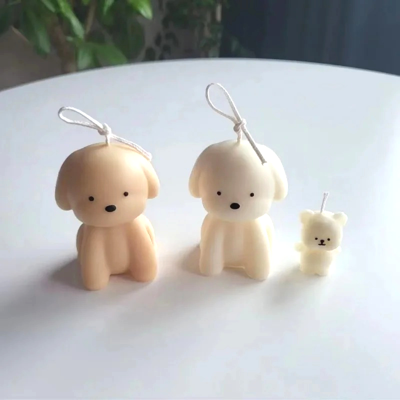 Candle Making Kit - ثلاثية الأبعاد جرو شمعة معطرة قالب