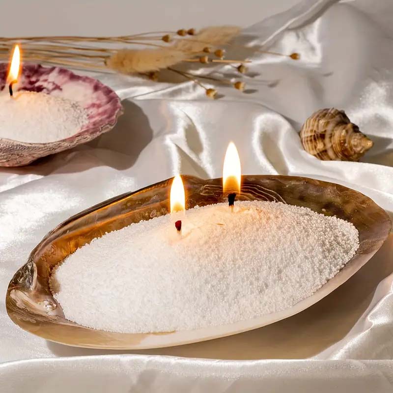 Candle Making Material Wholesale - 100/200 جرام شمع الرمل زهرة الجليد