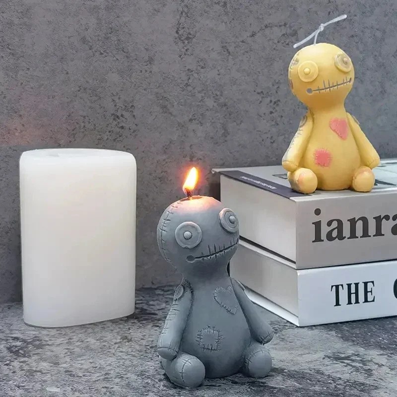 قالب سيليكون على شكل دمية ساحر - مراجعة Candle Making Kit وسعره