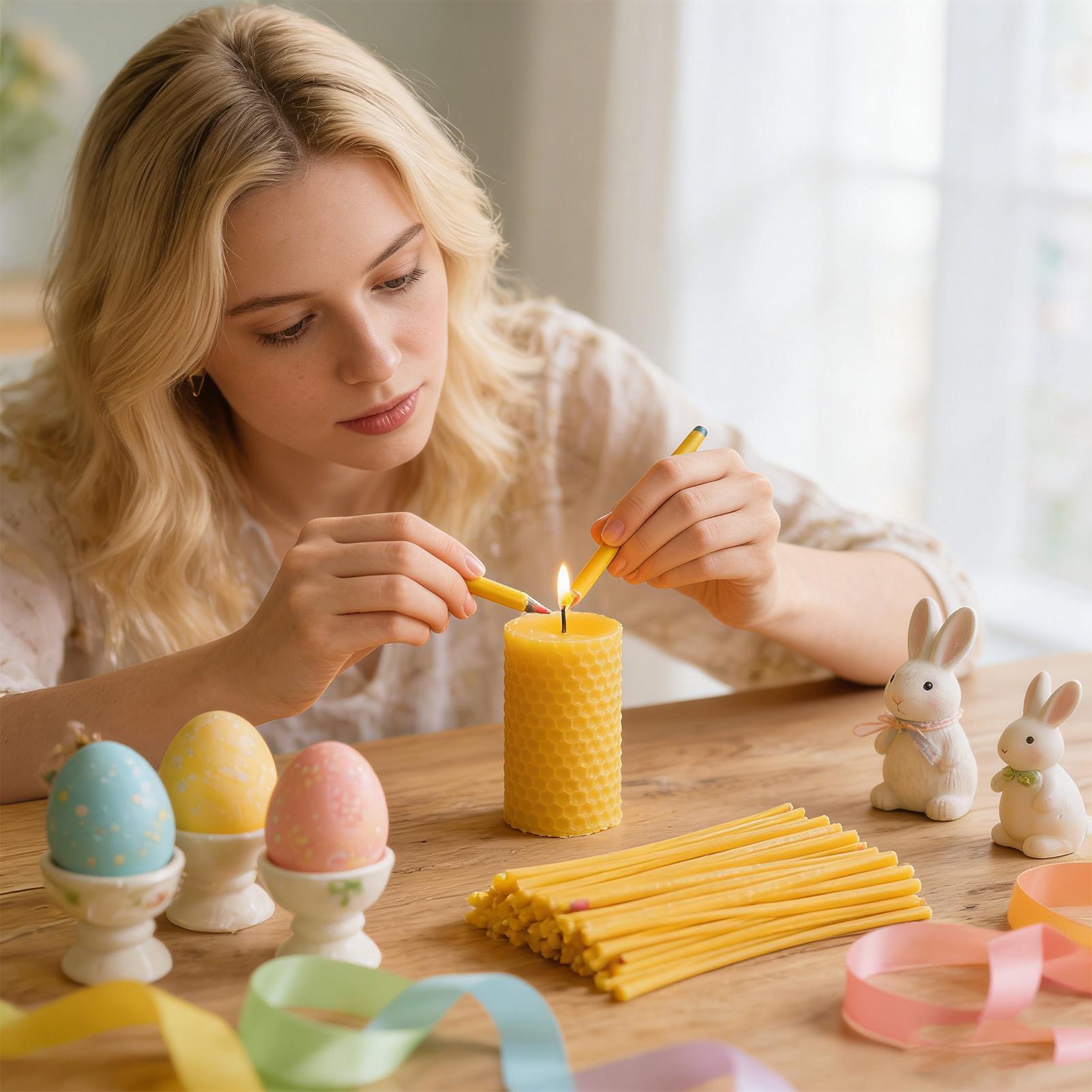 أعواد شمع العسل لتزيين البيض 1 - مراجعة Candle Making Kit وسعره