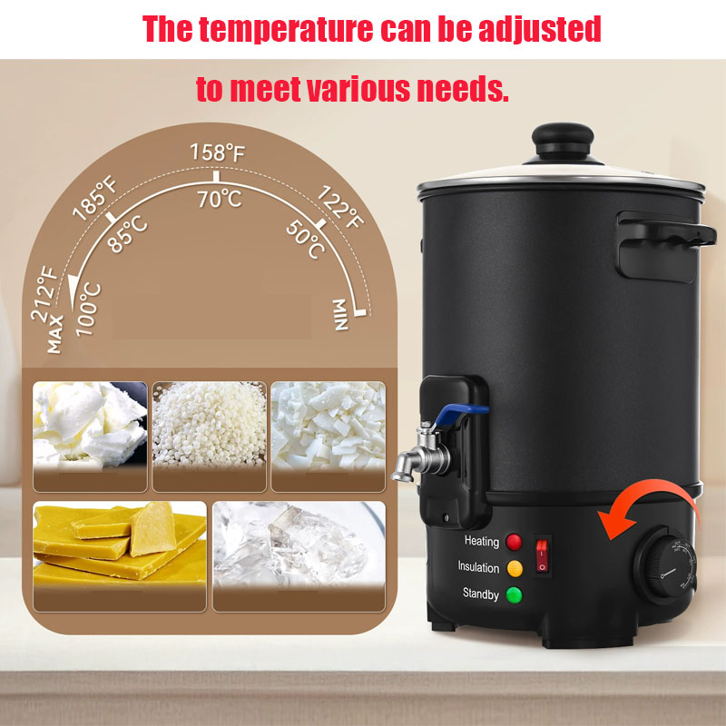 آلة صنع الشموع الكهربائية سعة  - مراجعة Candle Making Machine وسعره
