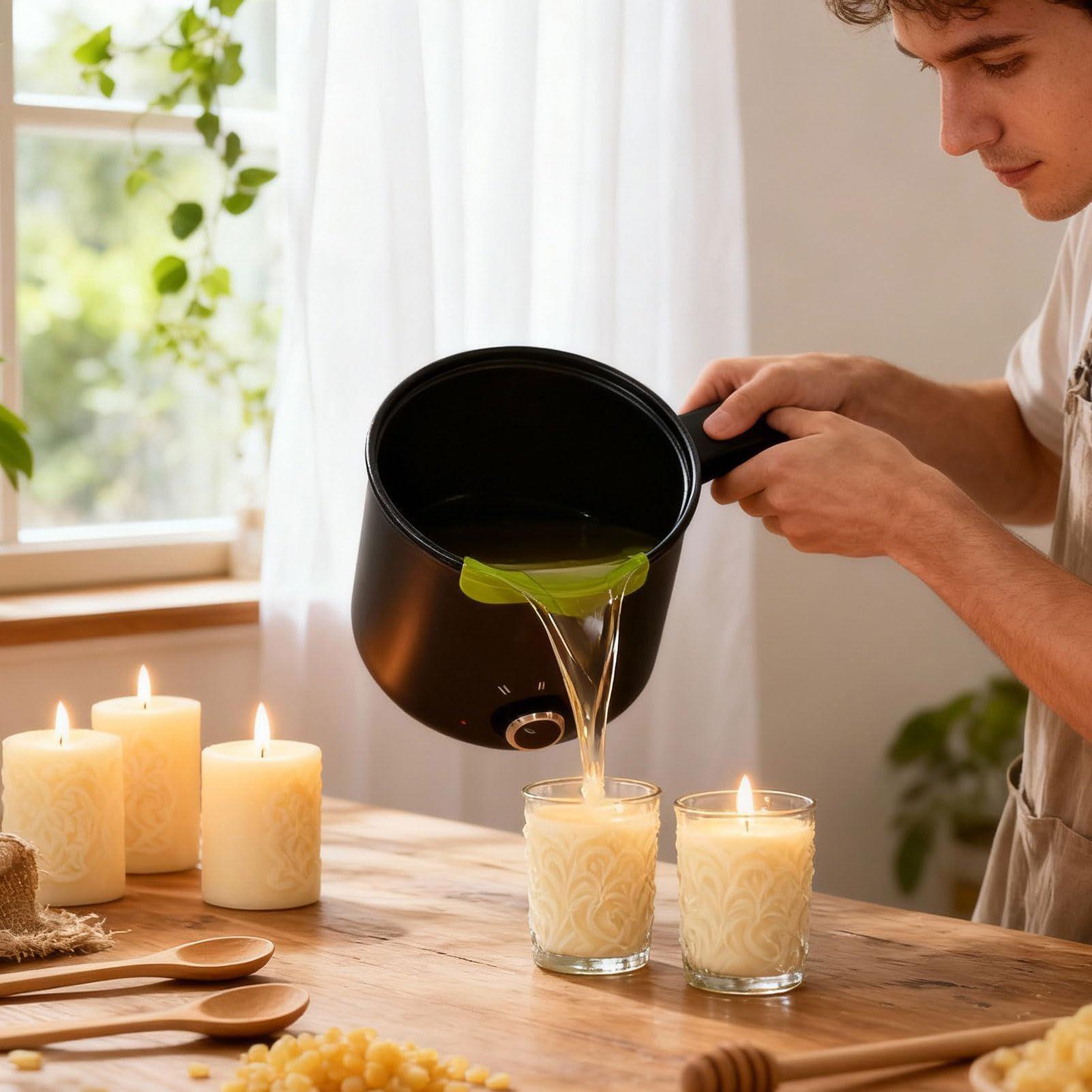 وعاء كهربائي لصهر شمع الشموع س - مراجعة Candle Making Machine وسعره