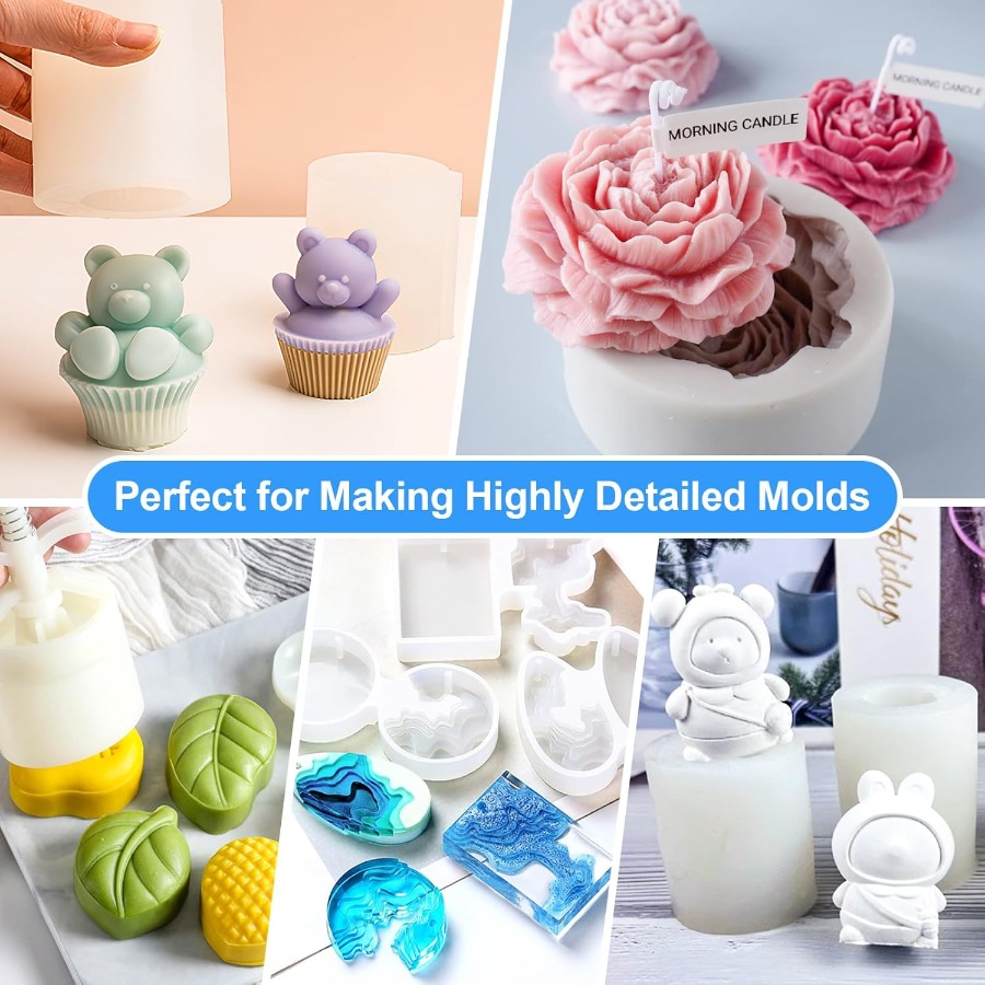 طقم صنع قوالب السيليكون، سائل  - مراجعة Candle Making Kit وسعره